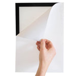 Cadres d'affichage autocollants Europel A4 noirs (lot de 2) — HU456