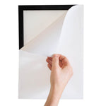 Cadres d'affichage autocollants Europel A5 argent (lot de 2) — HU457