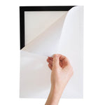 Cadres d'affichage autocollants Europel A5 noirs (lot de 2) — HU458