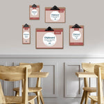 Porte-bloc panneau en fibre de bois Europel A5 portrait 148 x 210 mm — HU469