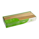 Pailles droites en roseau Sier Disposables 6-8 mm / 25 cm (lot de 50) — HU493