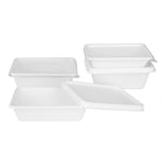 Couvercles PET Fiesta Recyclable pour barquettes en bagasse (lot de 100) — HW038