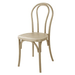 Chaises en résine style bois courbé Bolero Soho coloris naturel (lot de 4) — HW289