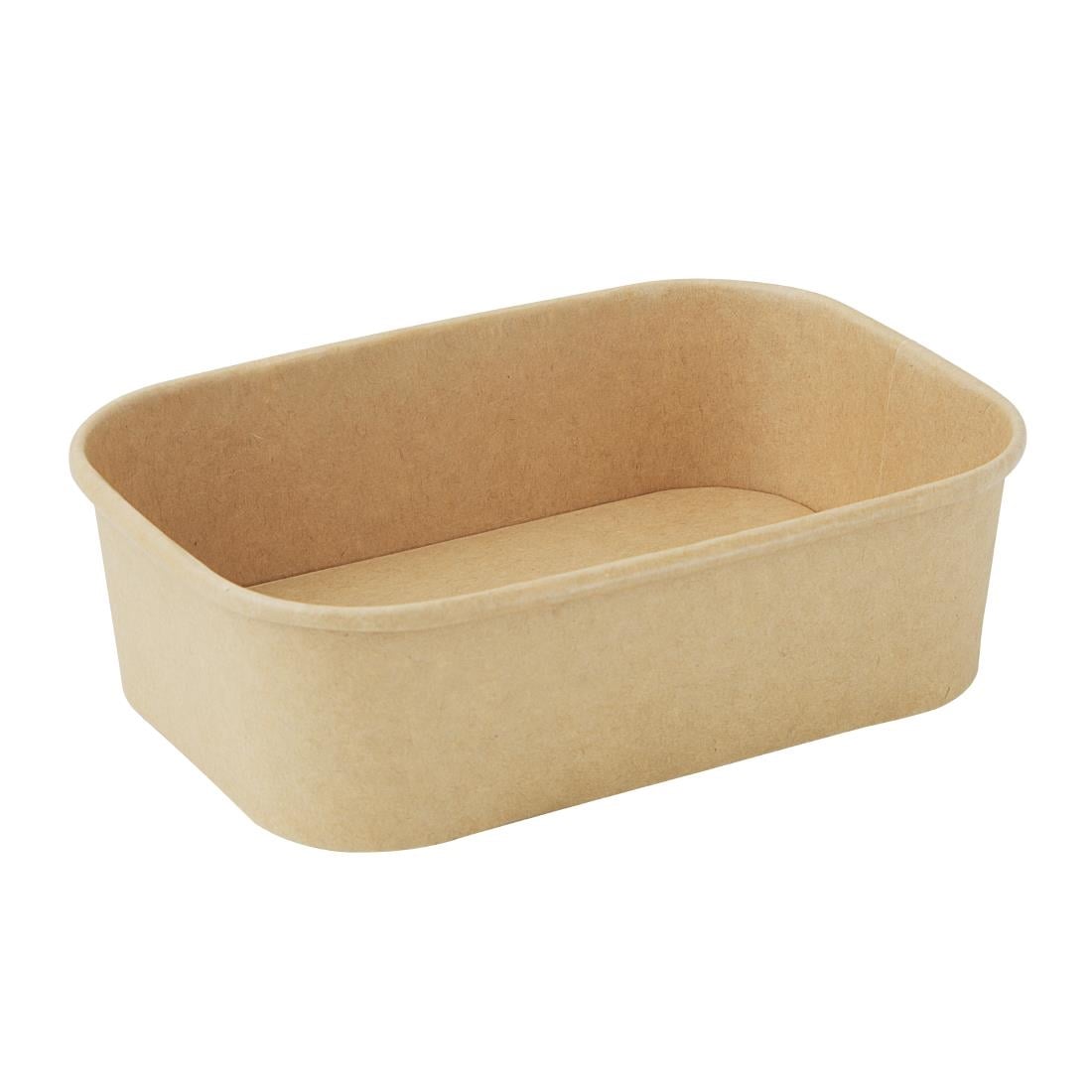 Barquettes alimentaires rectangulaires Fiesta Recyclable 650ml (lot de 300) — HW621