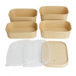 Barquettes alimentaires rectangulaires Fiesta Recyclable 750ml (lot de 300) — HW622