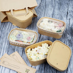 Barquettes alimentaires rectangulaires Fiesta Recyclable 750ml (lot de 300) — HW622