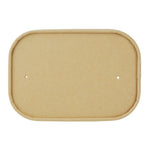 Couvercles en papier Fiesta Recyclable pour barquettes rectangulaires (lot de 300) — HW624