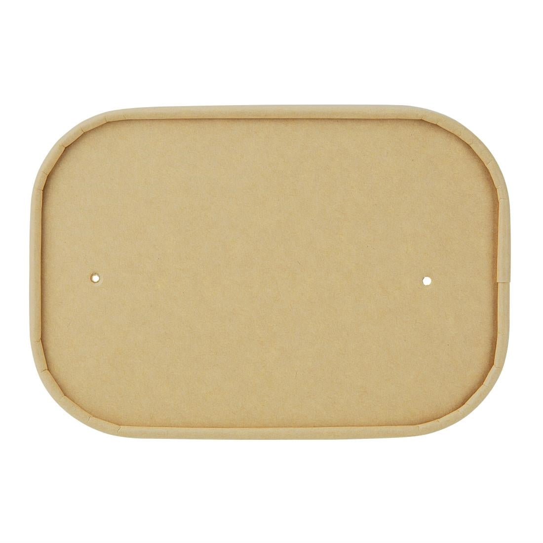 Couvercles en papier Fiesta Recyclable pour barquettes rectangulaires (lot de 300) — HW624