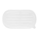 Couvercles PET pour barquettes ovales en bagasse Fiesta Recyclable — HW630