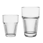 Gobelets empilables rainurés Olympia 300ml (lot de 6) — HW796