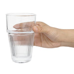 Gobelets empilables rainurés Olympia 300ml (lot de 6) — HW796