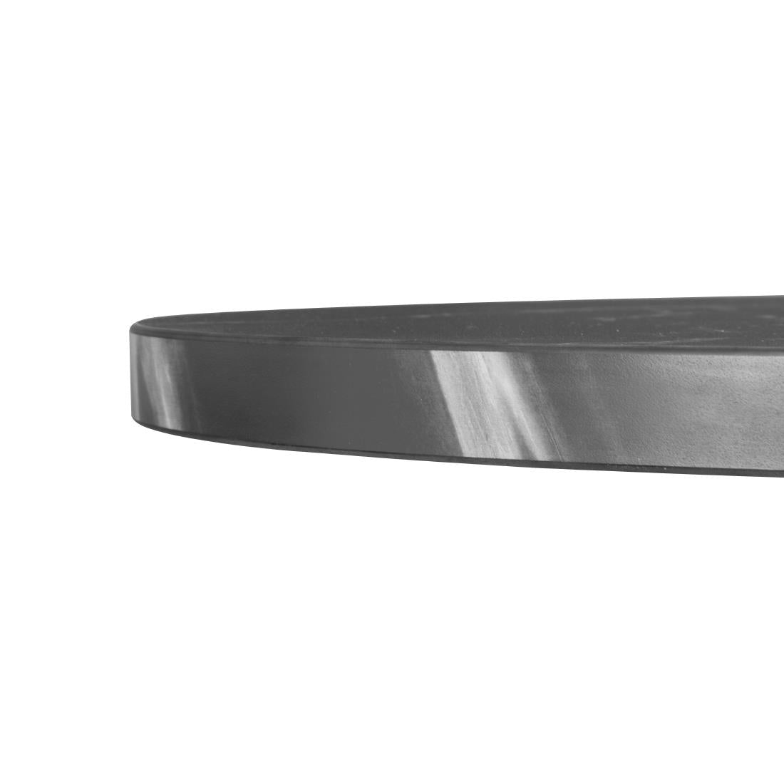 Table ronde Bolero Complete effet pierre noire 600mm — HW854