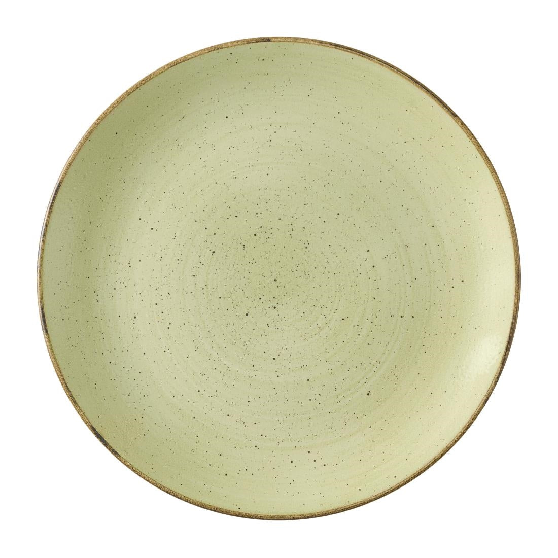 Assiettes avec rebord Churchill Stonecast Raw Green Evolve 165mm (Lot de 12) — HX041