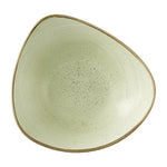 Bols triangulaires Churchill Stonecast Raw Green Lotus 177mm (Lot de 12) — HX047
