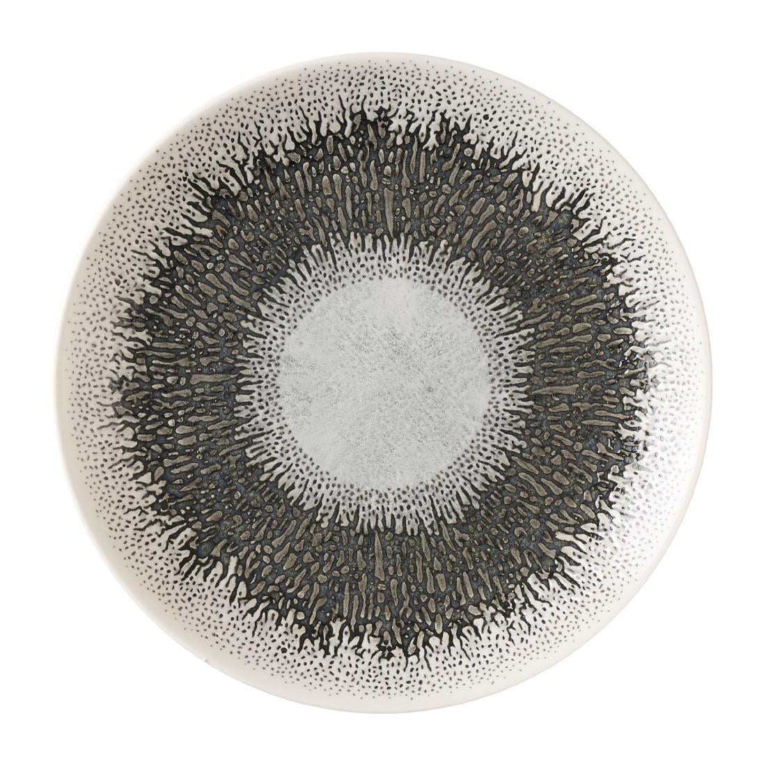 Assiettes rondes Churchill Studio Prints Fusion Black 165mm (Lot de 12) — HX136