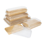 Couvercles en PET pour barquettes à sushi No. 1 Fiesta Recyclable (lot de 300) — HX291