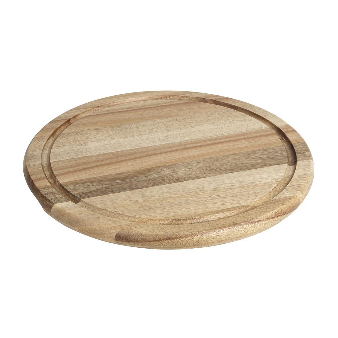 Planche ronde en bois d'acacia pour cloche CS014 — HX399