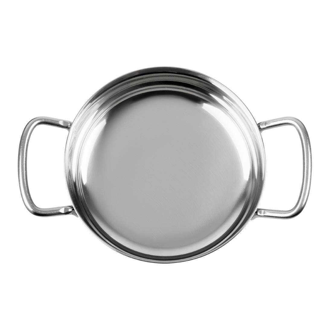 Plat en inox double poignée Olympia Table Presentation 125 mm — HY100