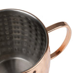 Mugs en acier inoxydable martelé Olympia Barware 440ml cuivre — HY114