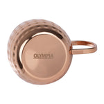 Mugs en acier inoxydable martelé Olympia Barware 440ml cuivre — HY114