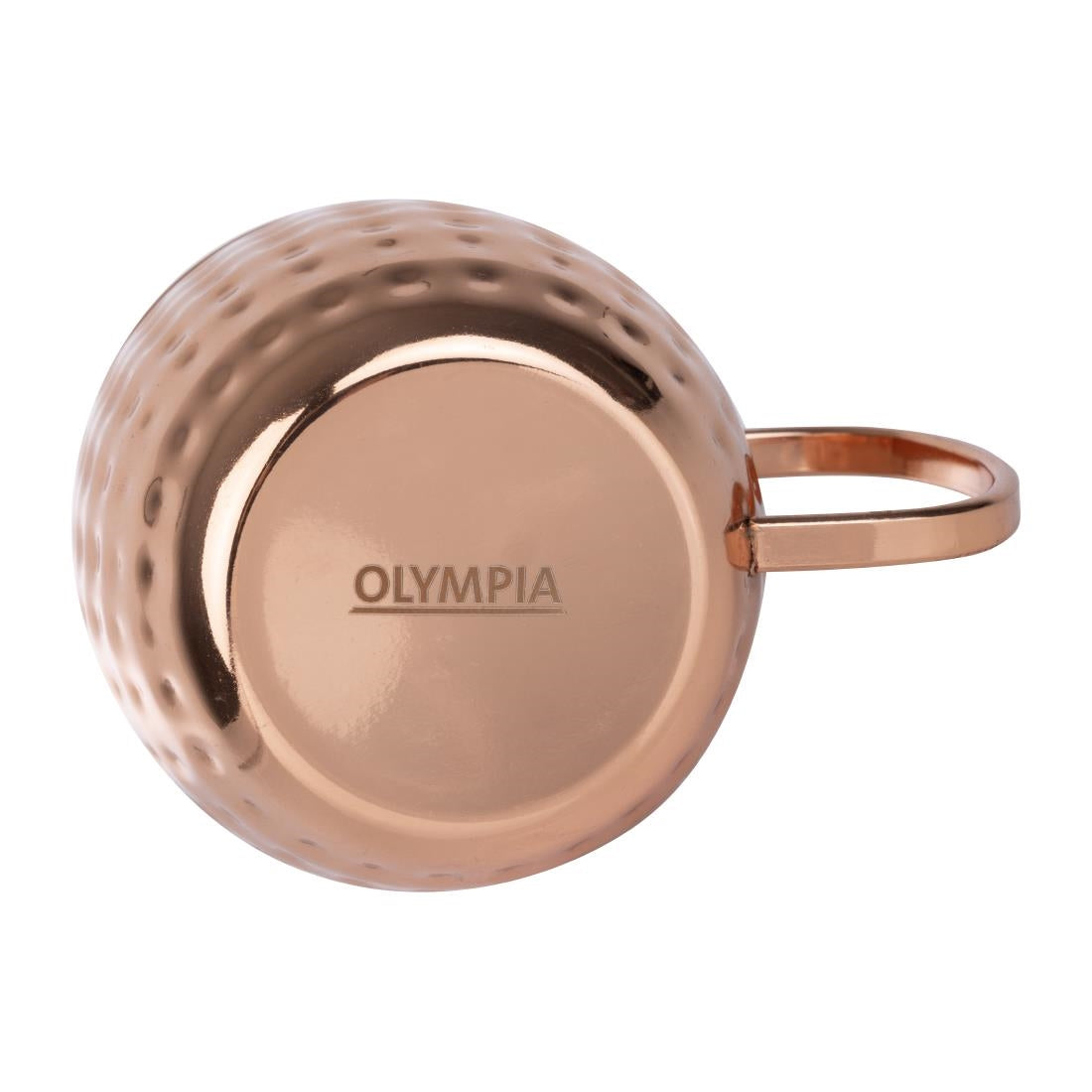 Mugs en acier inoxydable martelé Olympia Barware 440ml cuivre — HY114