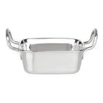 Plat de présentation en inox carré Olympia 115x115mm — HY123