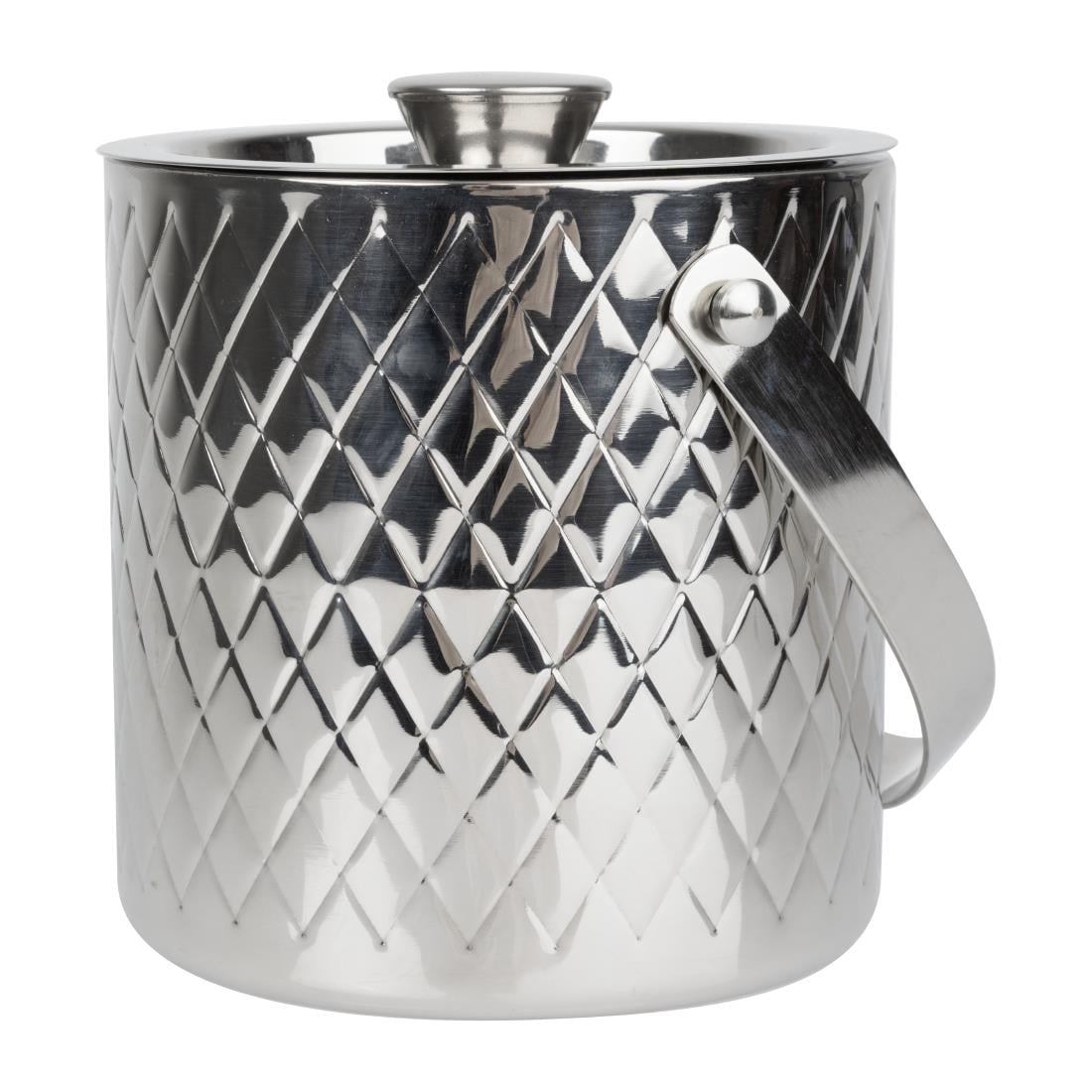 Seau à glace en inox double paroi Olympia Geo 2L — HY134