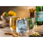 Verres à eau double paroi Utopia bleus 27 cl (lot de 6) — HY504