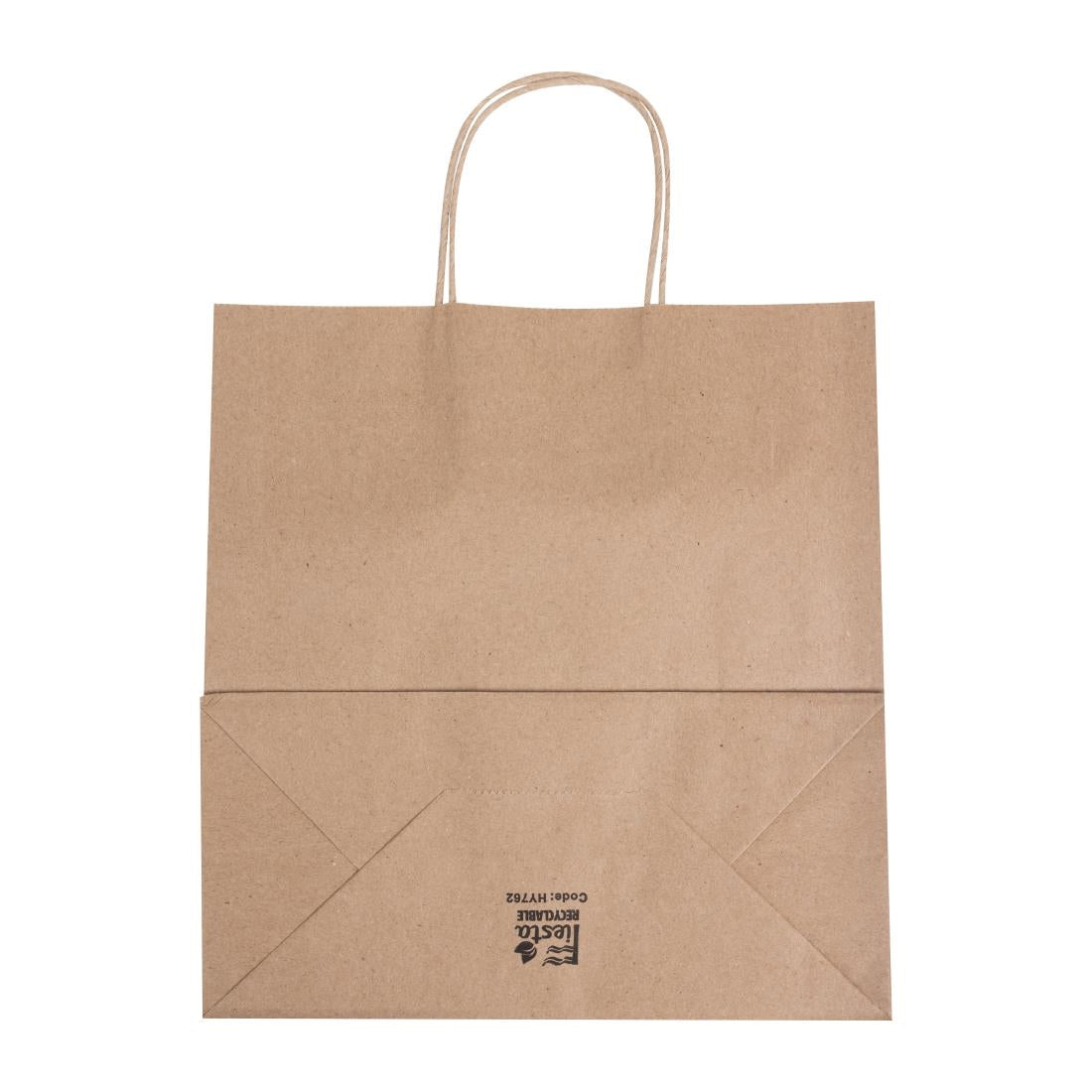 Sacs moyens en papier avec poignée torsadée Fiesta Recyclable marron (lot de 250) — HY762