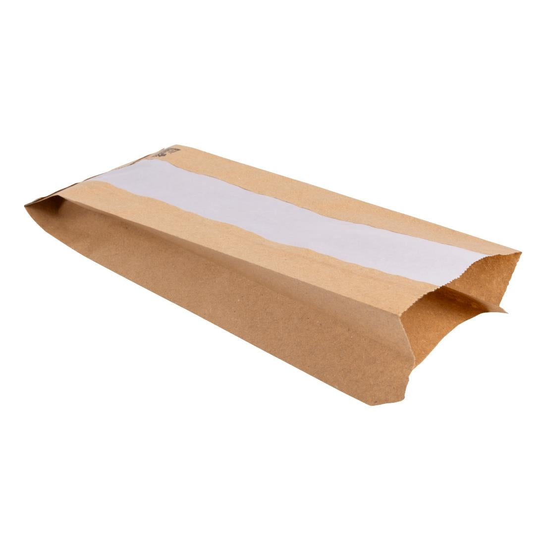 Sachets baguette avec fenêtre en papier cristal Fiesta Compostable 300x100x60mm (lot de 1000) — HY775