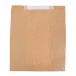 Sacs à pain avec fenêtre en papier cristal Fiesta Compostable 266x215x88mm (lot de 1000) — HY777