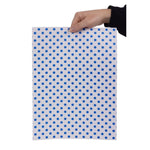 Papier d'emballage burger Fiesta Compostable points bleus 250x350 (lot de 200) — HY792