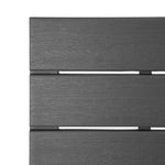 Bancs à lattes Bolero Valletta gris (lot de 2) — HZ024