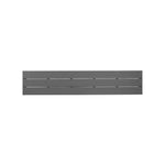 Bancs à lattes Bolero Valletta gris (lot de 2) — HZ024