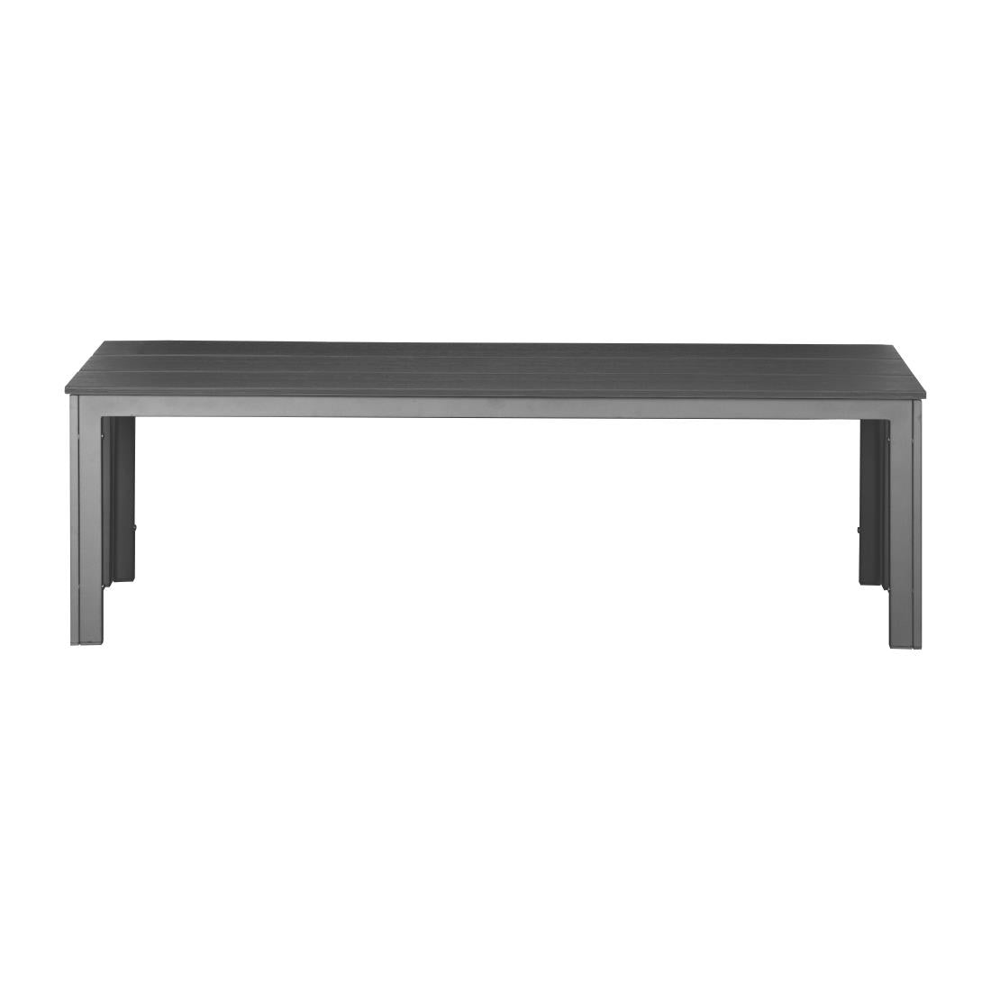 Bancs à lattes Bolero Valletta gris (lot de 2) — HZ024
