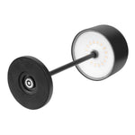 Lampe de table avec abat-jour rond Olympia Lucca noire 200mm — HZ200