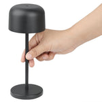 Lampe de table avec abat-jour rond Olympia Lucca noire 200mm — HZ200