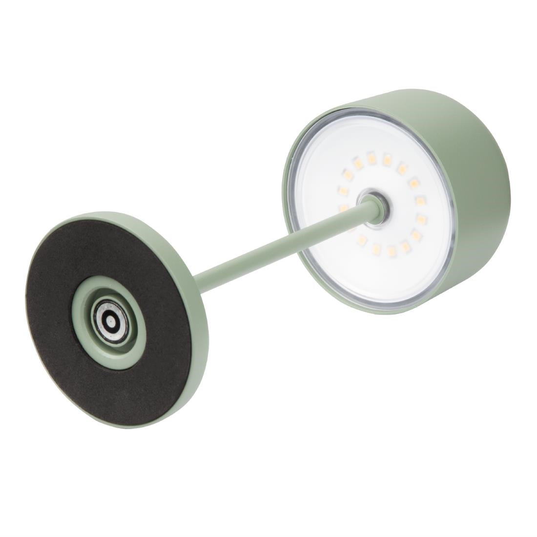 Lampe de table avec abat-jour rond Olympia Lucca verte 200mm — HZ202