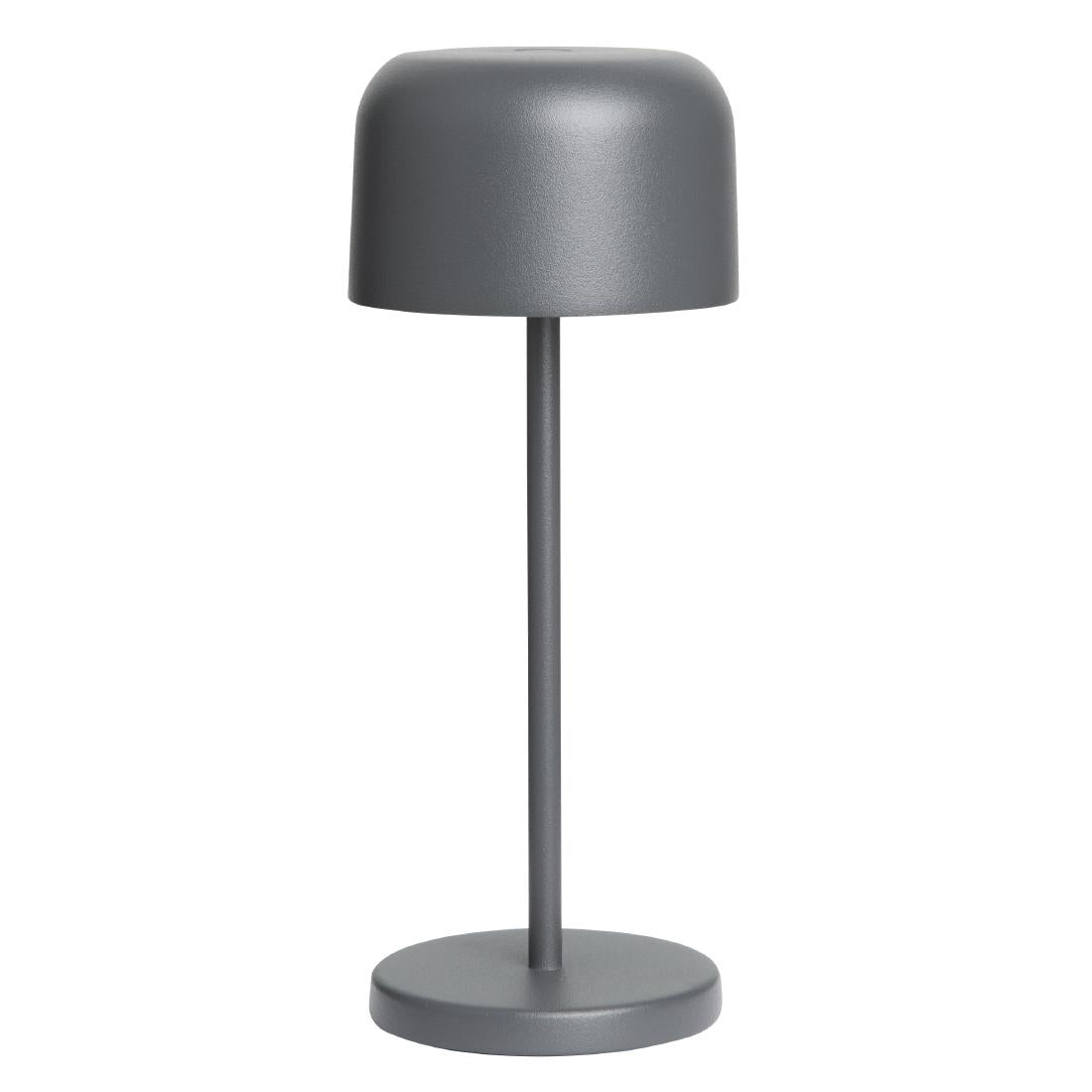 Lampe de table avec abat-jour rond Olympia Lucca grise 200mm — HZ203
