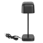 Lampe de table avec abat-jour carré Olympia Lucca noire 200mm — HZ204
