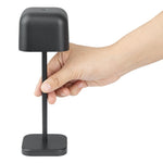 Lampe de table avec abat-jour carré Olympia Lucca noire 200mm — HZ204