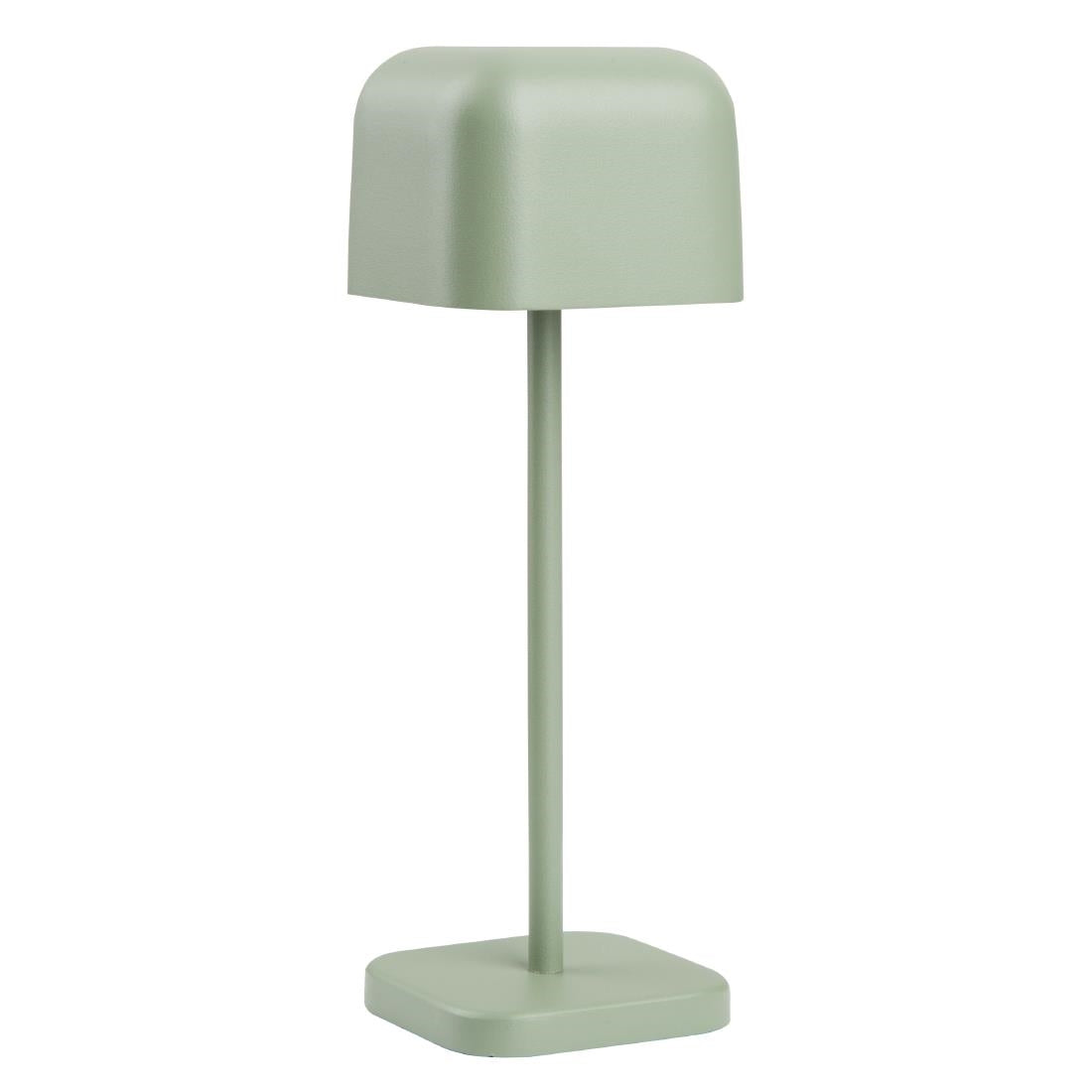 Lampe de table avec abat-jour carré Olympia Lucca verte 200mm — HZ206