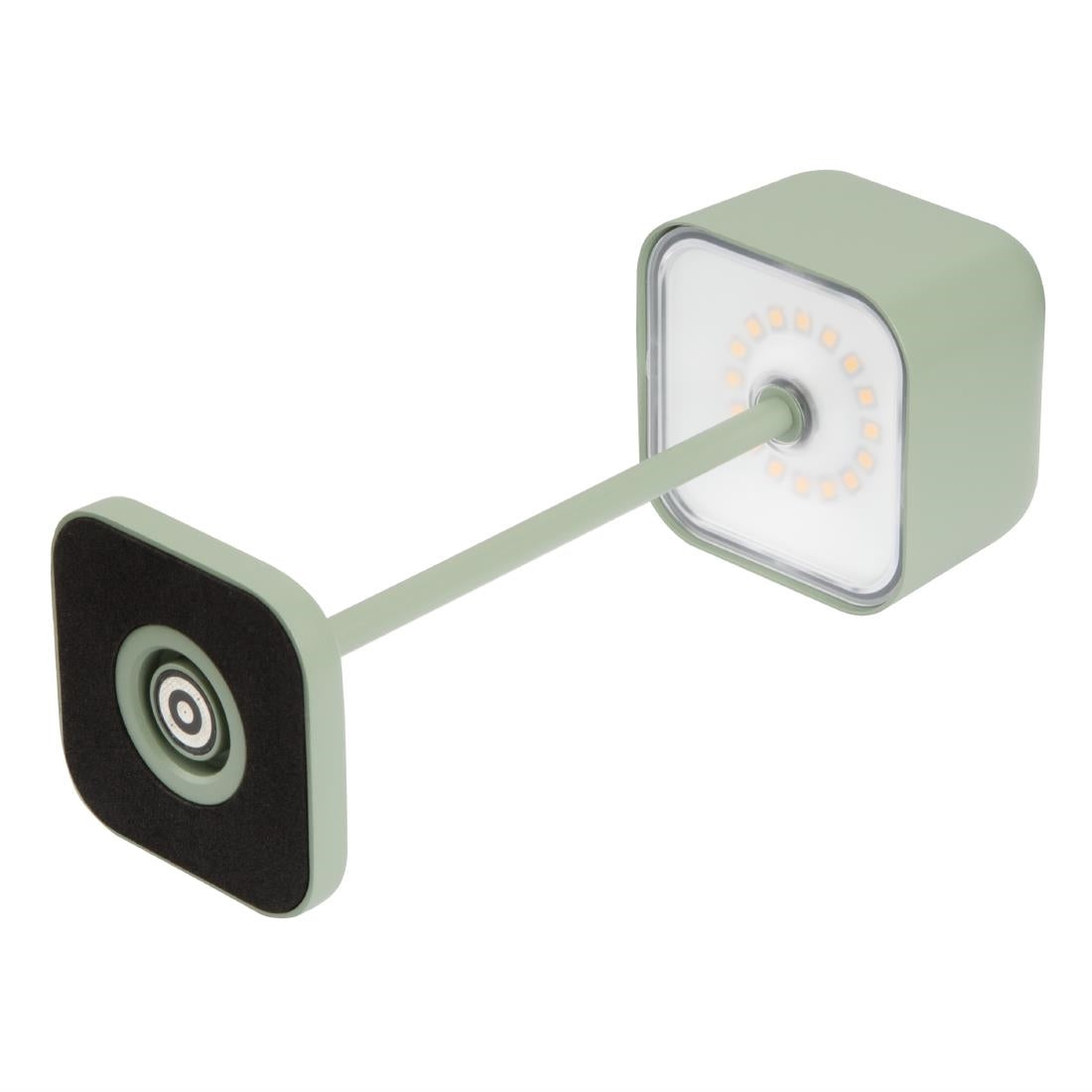 Lampe de table avec abat-jour carré Olympia Lucca verte 200mm — HZ206