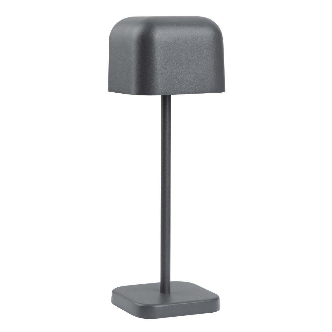 Lampe de table avec abat-jour carré Olympia Lucca grise 200mm — HZ207