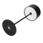 Lampe de table avec abat-jour rond Olympia Lucca noire 300mm — HZ208