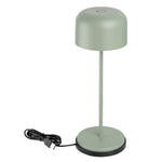 Lampe de table avec abat-jour rond Olympia Lucca verte 300mm — HZ210