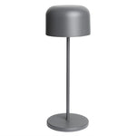 Lampe de table avec abat-jour rond Olympia Lucca grise 300mm — HZ211