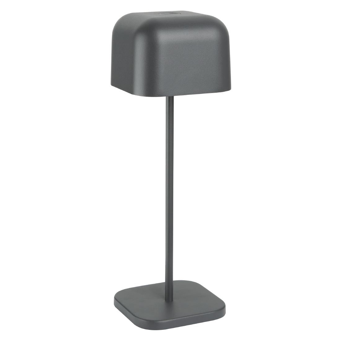 Lampe de table avec abat-jour carré Olympia Lucca grise 300mm — HZ215