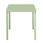 Table carrée en acier Bolero Adeline 700mm vert clair — HZ357