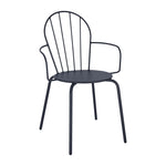 Fauteuils Bolero Adeline bleu ardoise (lot de 4) — HZ358